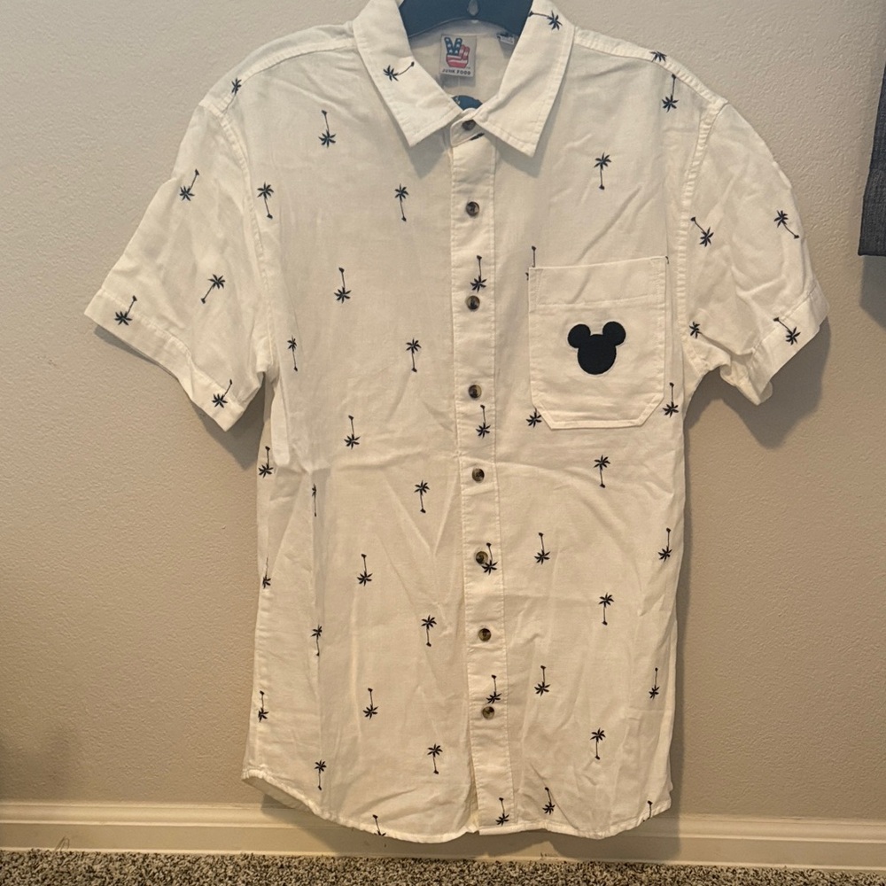 Palm Tree Print Disney Men's Shirt